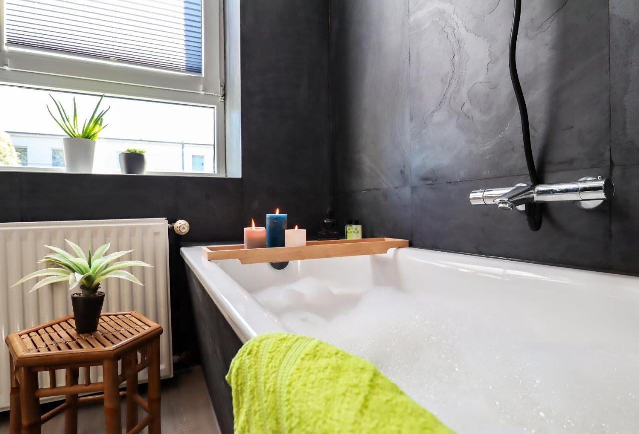 Md-8 Kleiststrasse 4 - Zentral Nur 5Min Bis Zur Innenstadt - 2Schlafzimmer-Smart Tv-Badewanne-Innenhoflage Magdeburg Kültér fotó